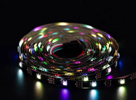 

5M 60LEDs/m SK6812 RGBW Individually Addressable LED Strip 5050 SMD Pixel Light Flexible Tape DC5V Black PCB Non-waterproof IP20