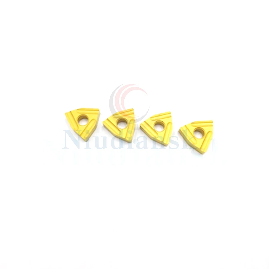 10pcs High quality WNMG080404 R-S T9125 WNMG080408 L-S T9125 carbide inserts External turning tool CNC Lathe Peach shape inserts