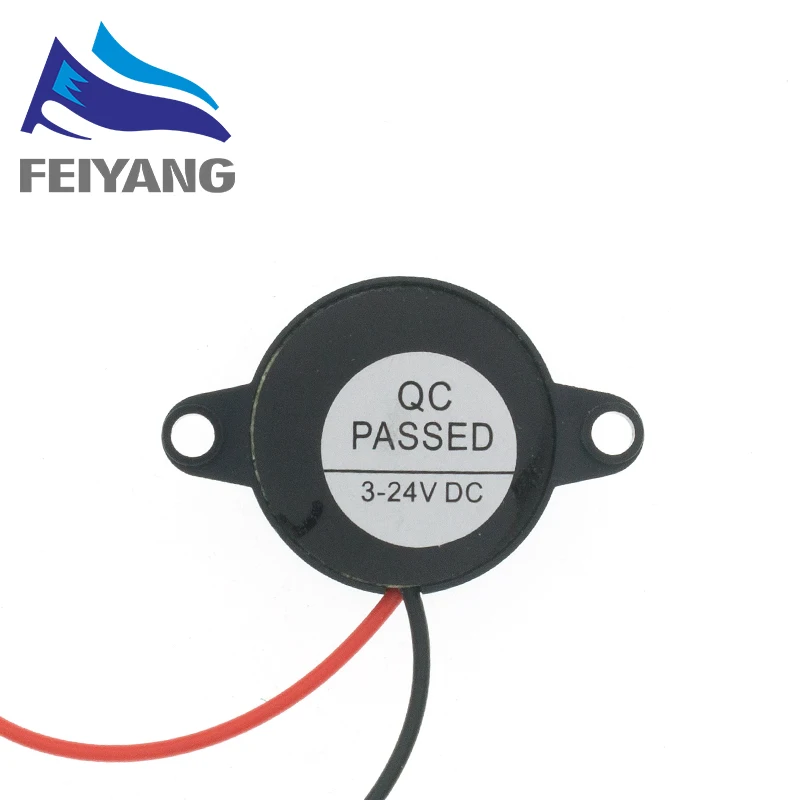 SFM-20B DC3-24V Durable 3-24V Piezo Electronic Buzzer Alarm 95DB Continuous Sound Beeper For Arduino Car Van