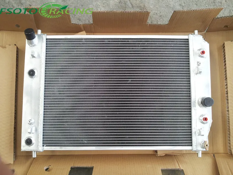 3 Row aluminum radiator for Corvette C6 V8 double oilcooler 2005-2013