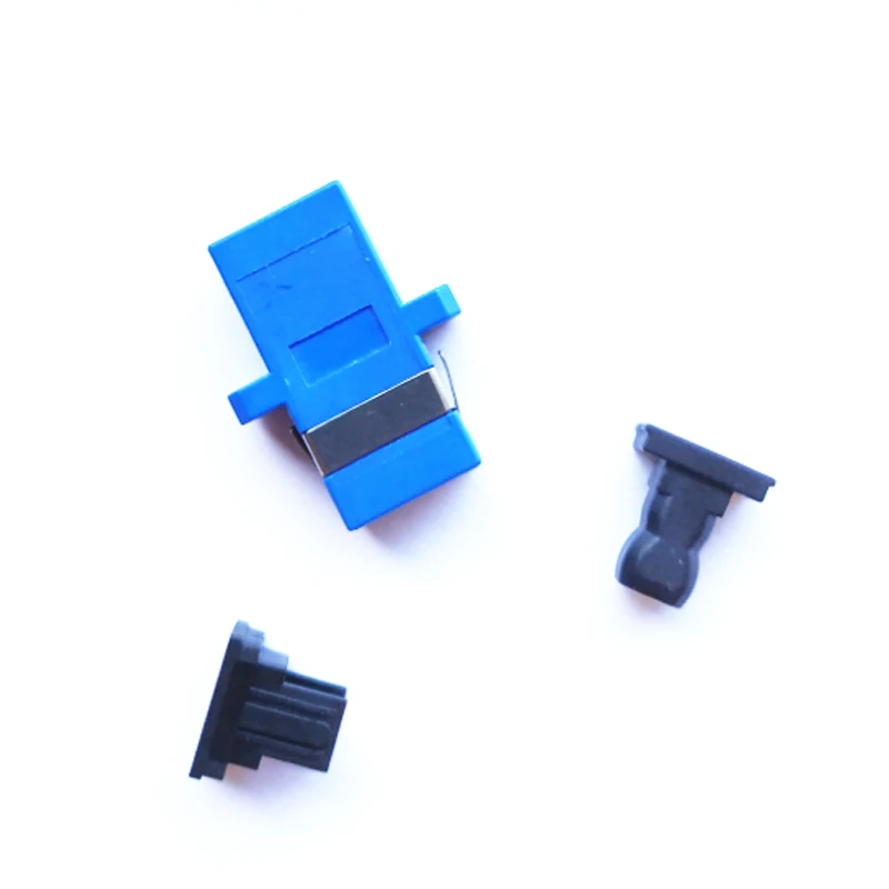 100/200/500PCS SC/APC Optical Fiber Coupler SC Single-mode Fiber Optic Adapter SC Fiber Flange SC Connector