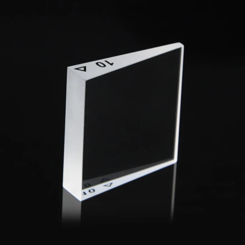 Prism 10 Degree 40mm High-precision Ophthalmic Strabismus Correction Rhomboid Prism Wedge Optical Glass Block Right-angle Prism