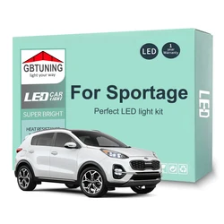 LED Interior Light Bulb Kit For KIA Sportage 1 2 3 4 MK1 MK2 MK3 MK4 1993-2016 2017 2018 2019 2020 2021 Car LED Map Dome Canbus