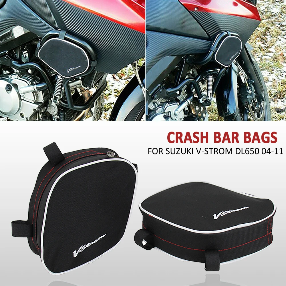 

New Motorcycle For Suzuki V-Strom 650 DL650 for Givi for Kappa Crash Bars Frame Crash Bars Bags Repair Tool Placement Bag