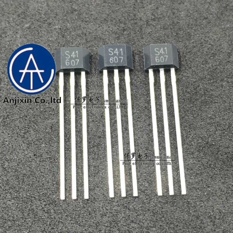 10pcs 100% orginal and new SS41 SS41F silk screen S41 bipolar latching Hall element TO-92S in-line Hall sensor real stock