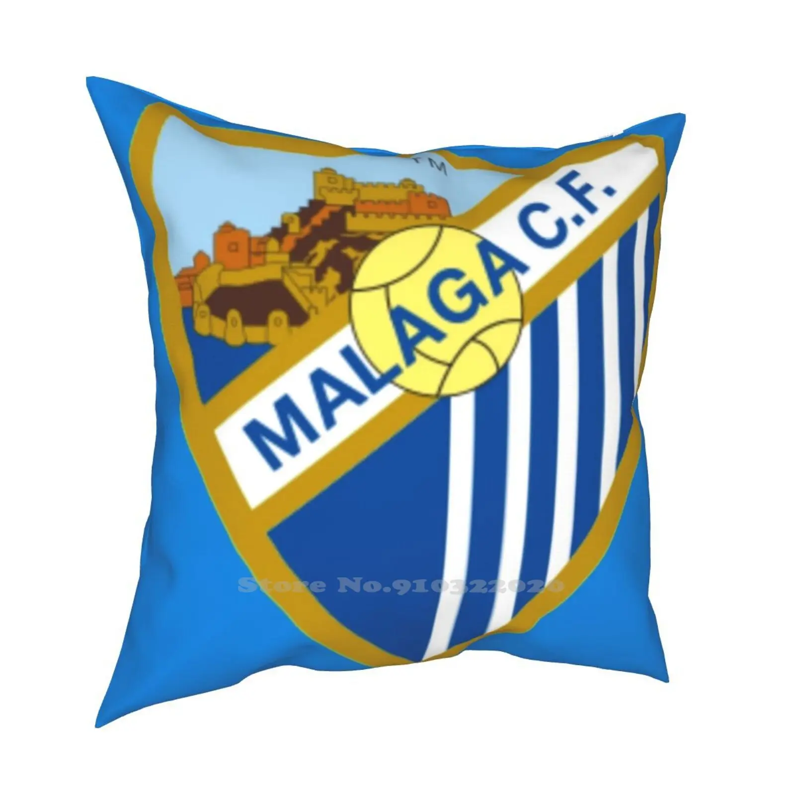 Malaga Pillowcase Bedroom Home Decoration Liga 2 Liga Adelante Soccer Sport Club Artist Trend Spain Malaga Case Football Shell