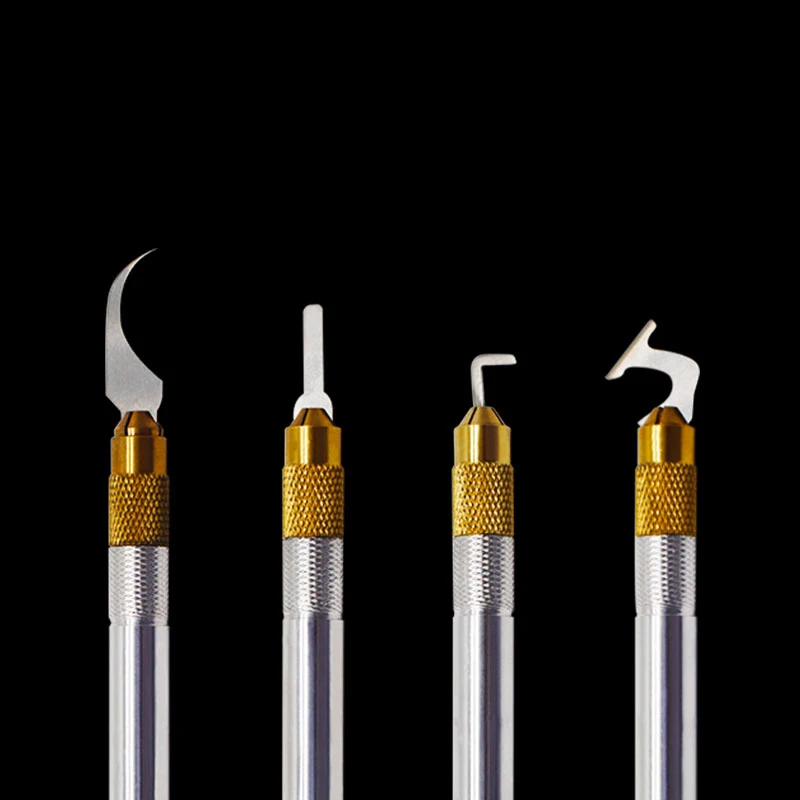 4 In 1 IC Chip Repair Thin Blade Tool CPU Metal Remover Burin To Remove For Mobile Phone Computer Processor Repairing Tools