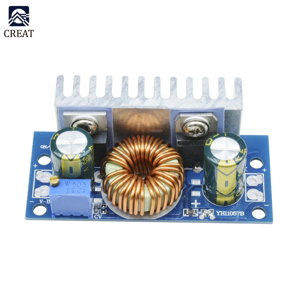 DC-DC DC 4.5V-32V to DC 5-42V 6A Step Up Boost Converter Power Supply Module Non-isolated Short Circuit Protection