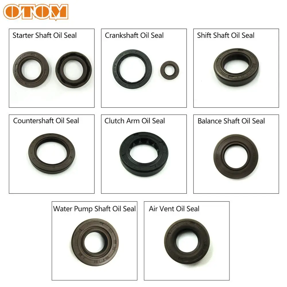 

OTOM Full Set ZONGSHEN NC250 Oil Seals Cross-country Motorcycle Shaft Oil Seal O-ring For BOSUER M2 KEWS K16 KAYO K6 T6 Bicycle