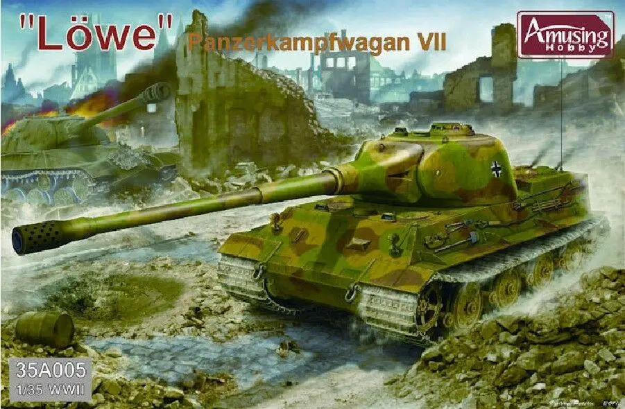 

Amusing Hobby 35A005 1/35 Panzerkampfwagan VII "Lowe" Plastic Model Kit