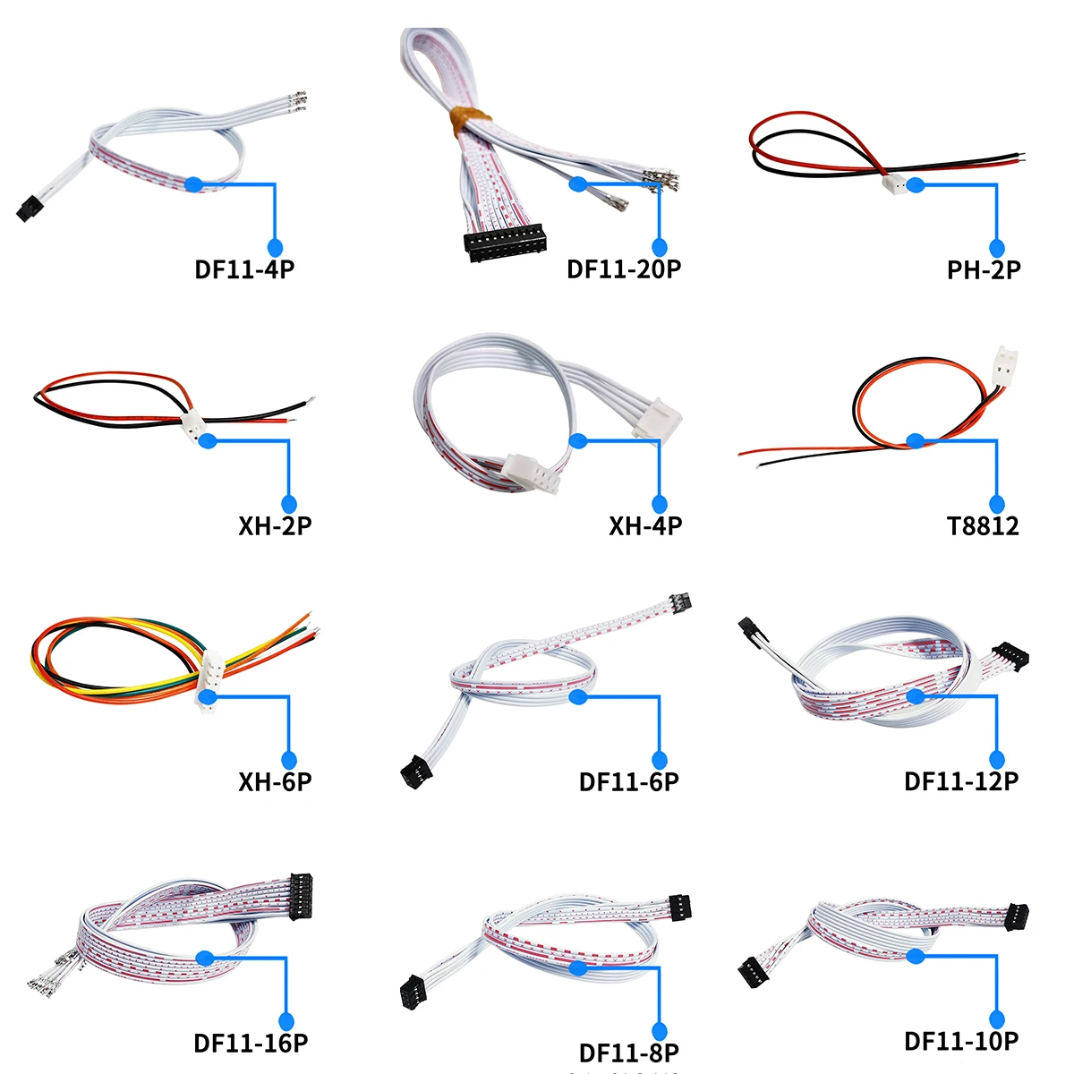 HRS DF11-4/6/8/10/12/16/20DP-2DS RPS/RSP/MSP function line Parallel line XHPH terminal power supply patch cord