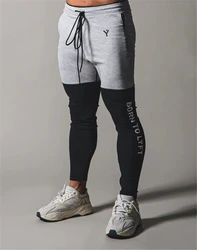 2020 New Brand Skinny Pants Mens Gym Patchwork Fitness Male Running Track Pants Joggers Sweatpants men Sports Training Pants