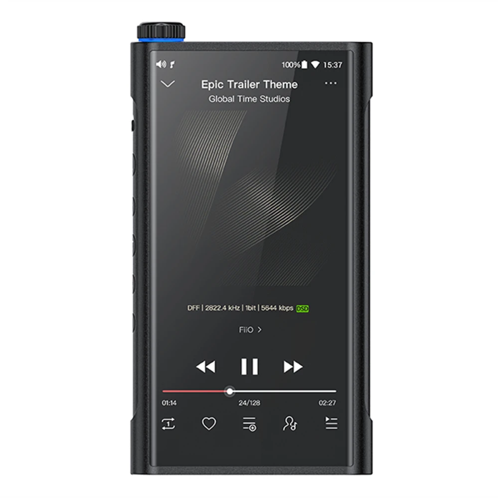 FiiO M15 Flagship Android Dual AK4499 Hi-Res Protable Musc Player MP3 USB DAC,Samsung Exynos7872,XMOS XUF208,DSD512 768kHz/32bit