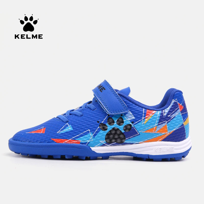 KELME Kids Soccer Shoes Authentic TF Soccer Cleats Boys Football Boots Match Training  Breathable Girls Outdoor Shoes ZX90113052