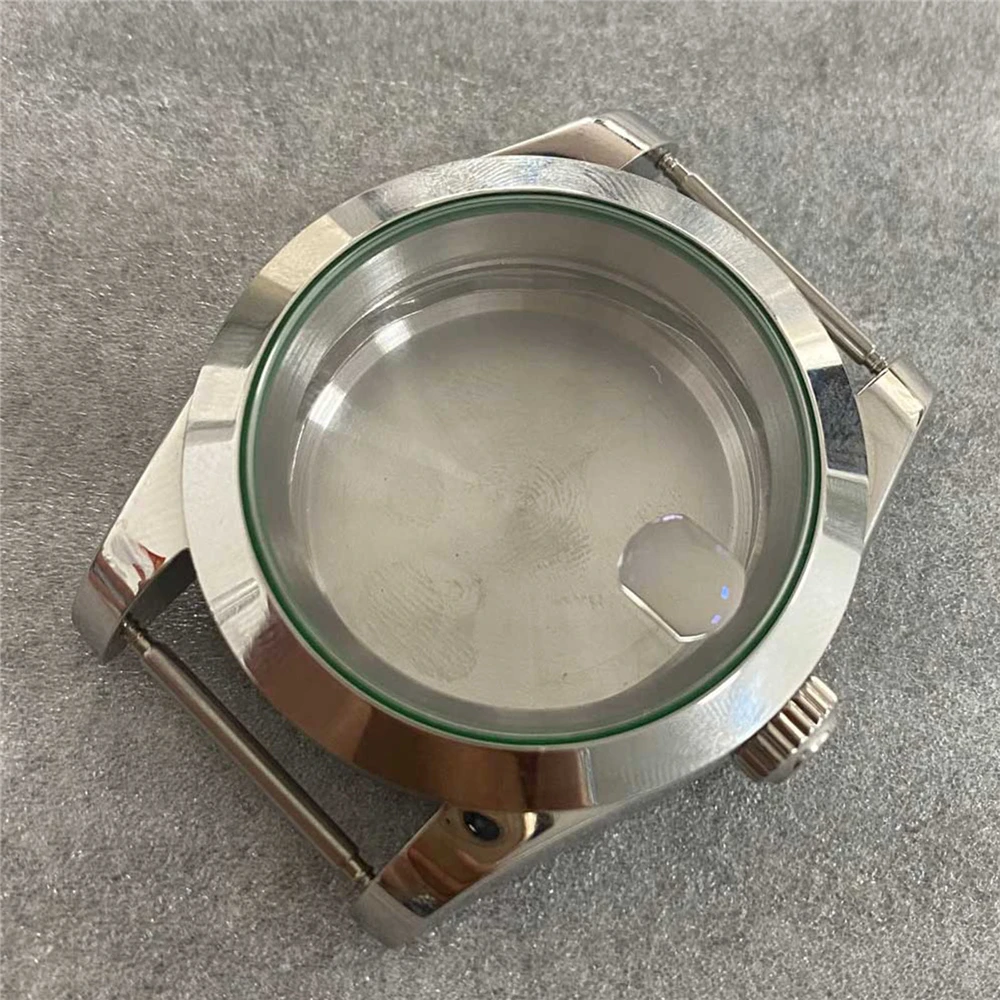 Boîtier de montre en acier Oyster Perd'interface ual, couvercle de montre, accessoires de mouvement, 40mm, NH35A, NH36