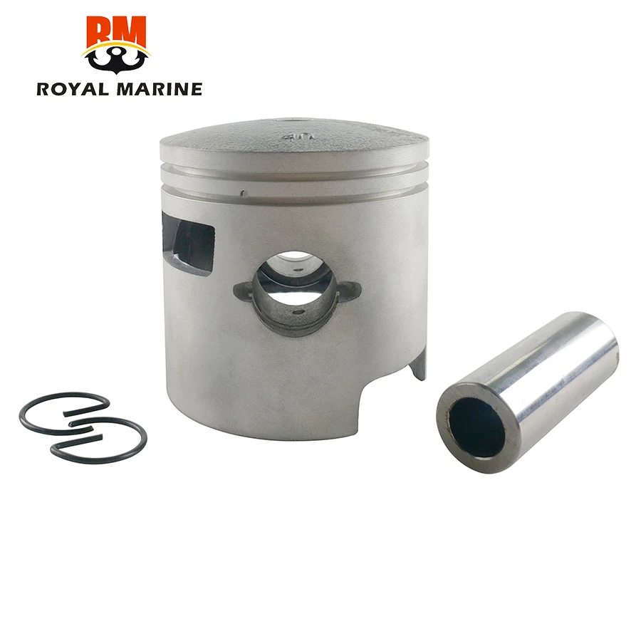 61N-11635 Piston and Piston Ring Set (0.25Mm O/s) For Yamaha 2 Stroke Outboard Motor 25HP 30HP 61N-11635-00 61N-11635-00-00
