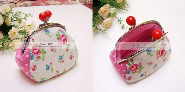 1PCS 26cm Antique Bronze M Shape Embossed Candy Bead Big Metal Purse Frame Bag Kiss Clasp Handle DIY Accessories