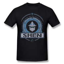 SHEN LIMITED EDITION Casual T Shirt Hot Sale League Of Legends LOL MOBA Tee Shirt 100% Cotton O Neck T-shirts