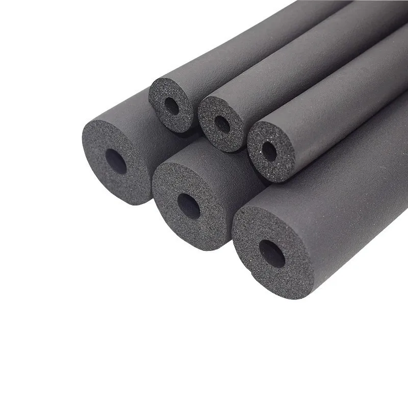Sponge Rubber Pipe black Insulation Pipe waterproof Pipeline Holder Thermal Tubular Protective sleeve Air conditioning fitting
