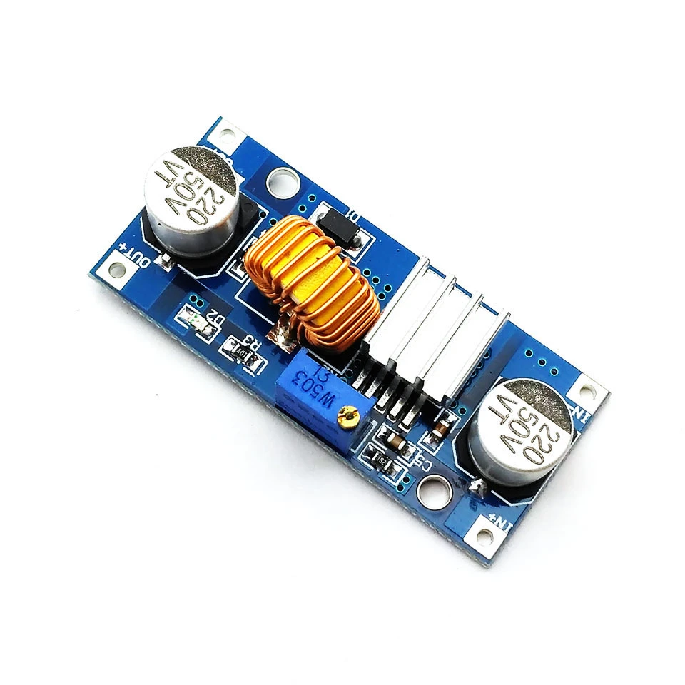 5A DC-DC Step Down Adjustable Power Supply Module Lithium Charger XL4015 4~38V 96% 5A DC adjustable step-down module