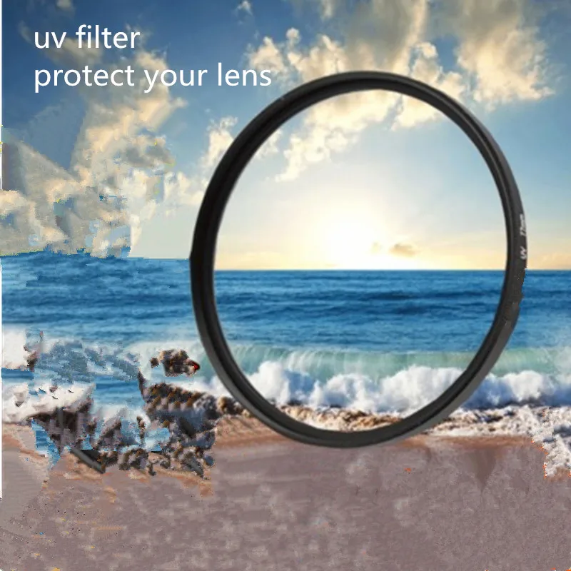 RISE (UK) Camera Filter 49mm/52mm/55mm/58mm/62mm/67mm/72mm/77mm/82mm UV Filter for Sony Nikon d5300 Canon  Camera