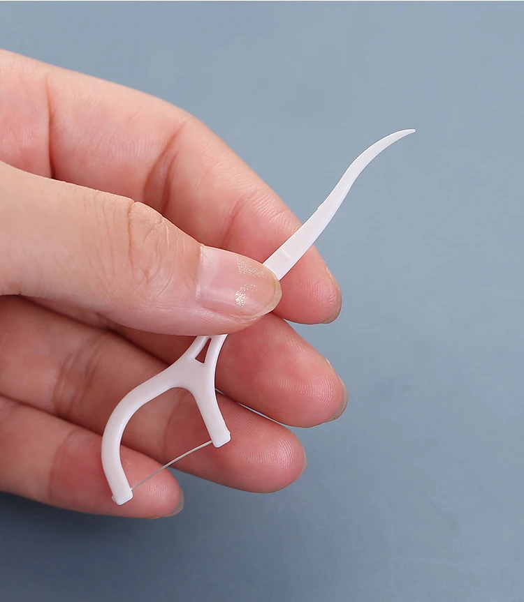 50/100pcs Dental Floss Flosser Picks Toothpicks Teeth Stick Tooth Cleaning Interdental Brush Dental Floss Pick Oral Hygiene Care