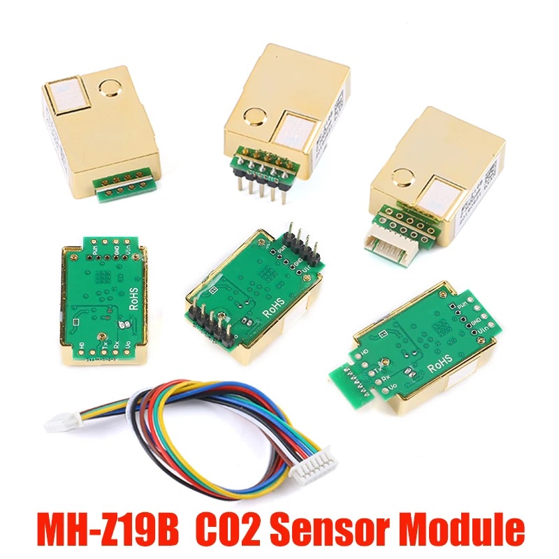 

MH-Z19 MH-Z19B Infrared CO2 Sensor Module Carbon Dioxide Gas Sensor for CO2 Monitor 0-5000ppm MH Z19B NDIR