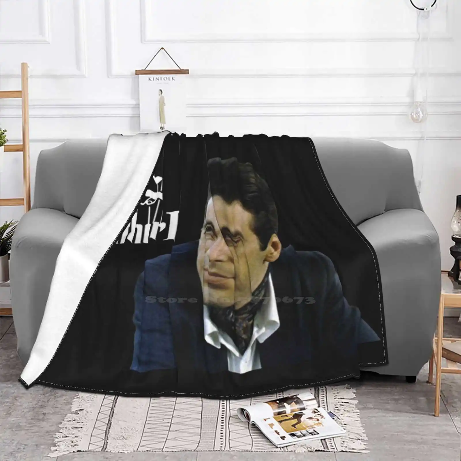 The Godfather Part 2 Al Pacino New Selling Custom Print Flannel Soft Blanket Godfather The Godfather Mafia Movie Film Al Pacino