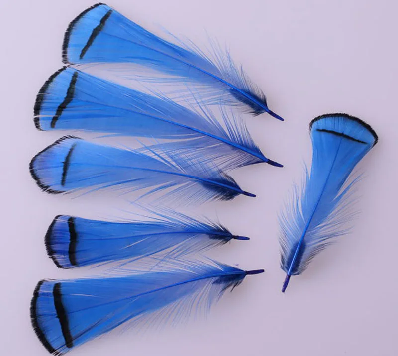 Plume!20Pcs/Lot!5-9CM Lady Amherst Pheasant Tippet Feathers for Facinators Earring Fly Tying,DIY Accessories,9 Colours Available