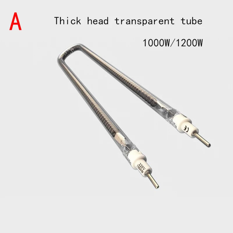 

Нагревательная трубка из углеродного волокна для электрического гриля, кварцевая лампа, нагреватель, инфракрасные нагревательные трубки, спиральный угольный провод + кварцевая трубка