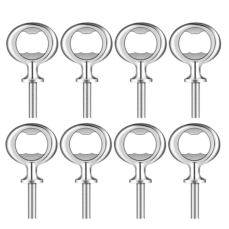 

8 Pieces Bottle Opener Kit Metal Bottle Opener DIY Craft Beer Bottle Opener Blank Bottle Opener