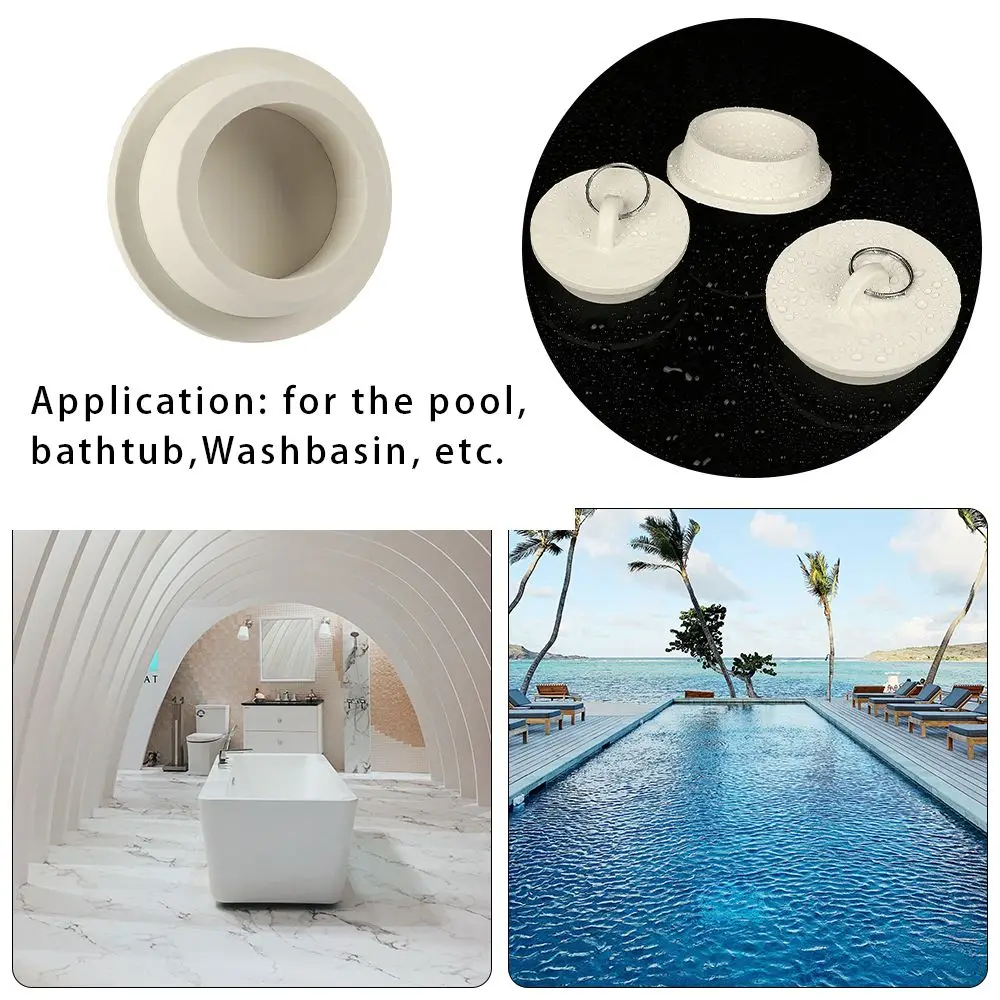 Durable Round Washroom Kitchen Sewer Bathroom Supplies Bathtub Stopper Drain Cover