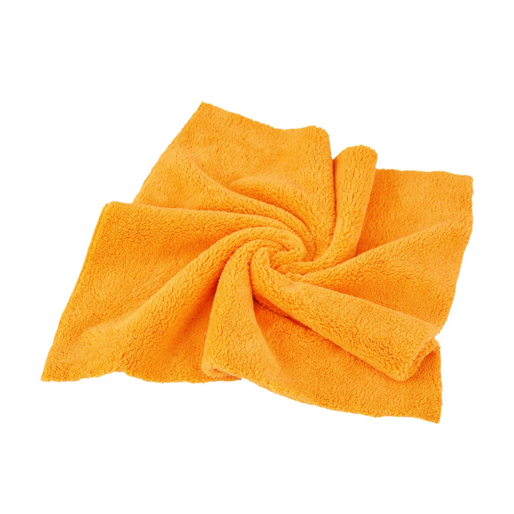 Extra Microfiber Towels Car Washing Rag Multipurpose Plush Microfiber Edgeless Cleaning Towel Car Detailing Cleaning Cloth