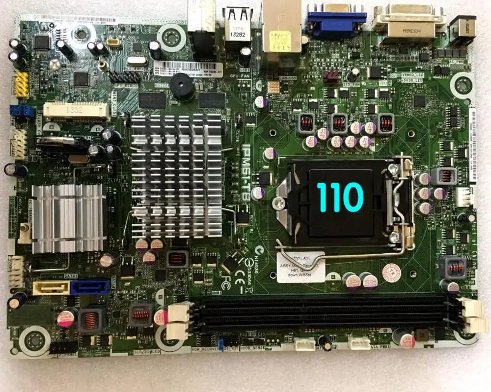 

Suitable for HP 110 Tenby-U IPM61-TB Desktop Motherboard 717071-501 712292-001 Mainboard 100% tested fully work