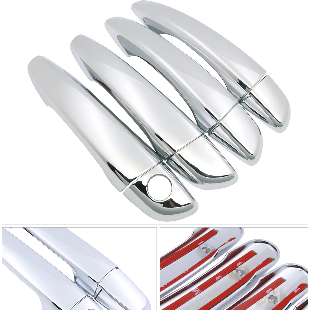for Citroen C5 Aircross 2017 2018 2019 Luxuriou Chrome Door Handle Cover Trim Car Catch Styling Stickers Accessories Exterior