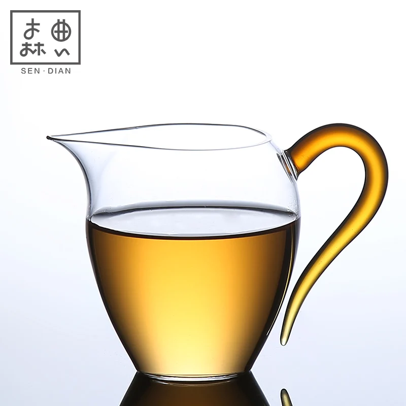 

Sen Canon fair Japanese glass cup upset points kung fu tea tea is tea sea parts heat and a cup of tea