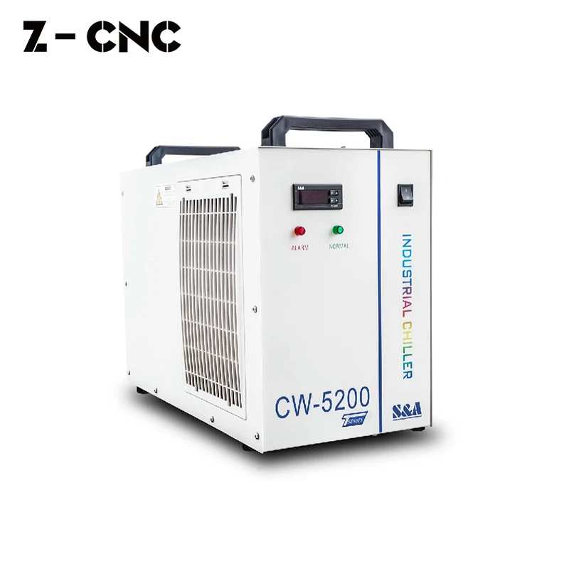 Tyus & a-産業用水チラーCw5200th cw5202th,80-150W,Co2レーザーチューブ,CNC冷却,Cw5200dh,Z-CNC