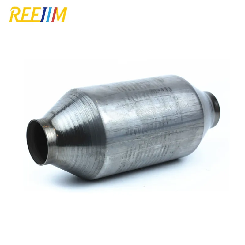 2'' Round Stainless Steel  Universal Catalytic Converter  400 Cells High Flow Muffler Catalyst Converter Euro 3 Euro 4 Standard