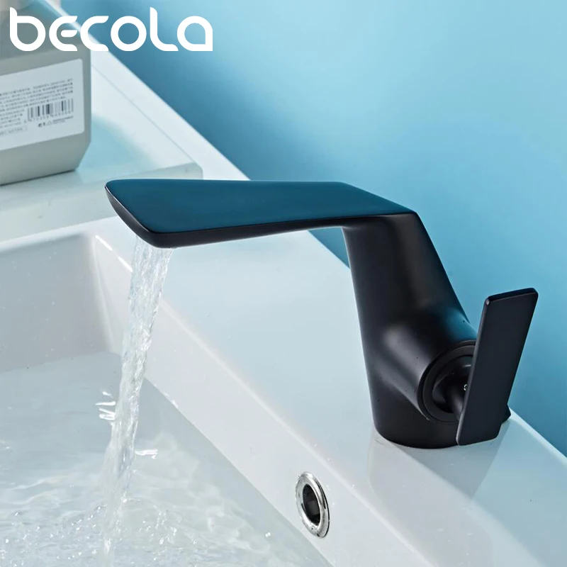 Becola Basin Faucet Water Tap Bathroom Basin Mixer Tap Waterfall Faucet Bathroom Taps Torneira Para Banheiro Wash Basin Faucets