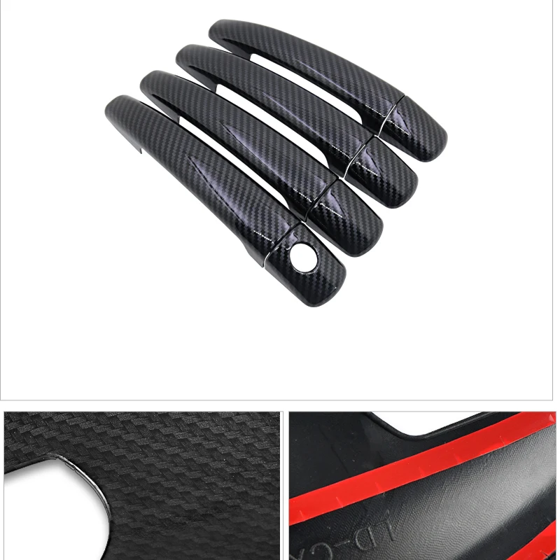 Car Door Handle Cover Fiber Protection Carbon for Citroen DS3 2009 2010 2011 2012 2013 2014 2019 Exterior Shell Automative-Goods