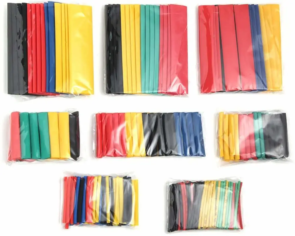 

328pcs Heat Shrink Tubing Waterproof Electrical Wire Polyolefin Cable Wrap Assortment Electric Insulation Heat Shrink Tube Kit