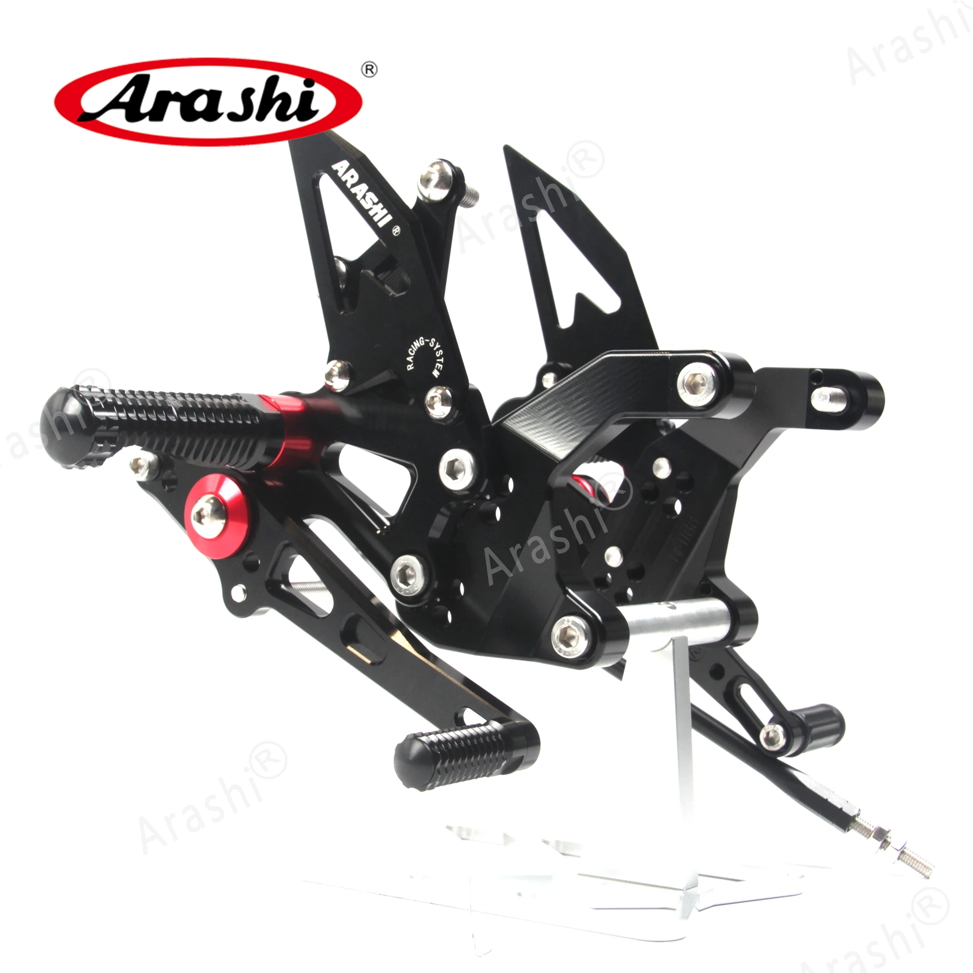 Arashi  Z900 ZR900 2017-2022 CNC Adjustable Rearset Rider Footrest Foot Pegs For KAWASAKI ZR Z 900 2017 2018 2019 2020 2021 2022