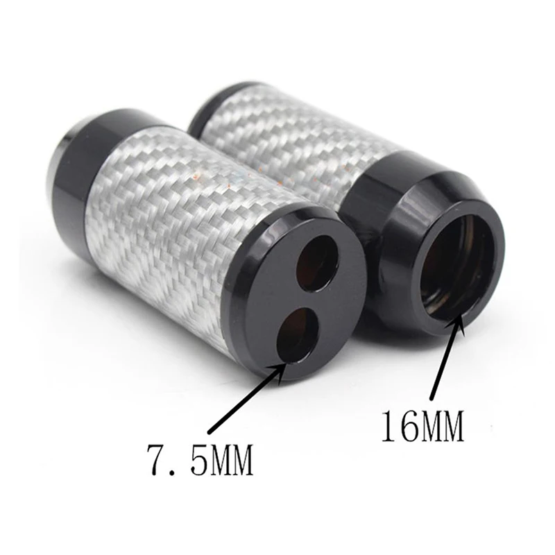 カーボンファイバーとHi-Fiスプリッター,スピーカー,オーディオ電源ケーブル,ワイヤーアダプター,日曜大工,アルミニウム合金,イヤホンコネクター