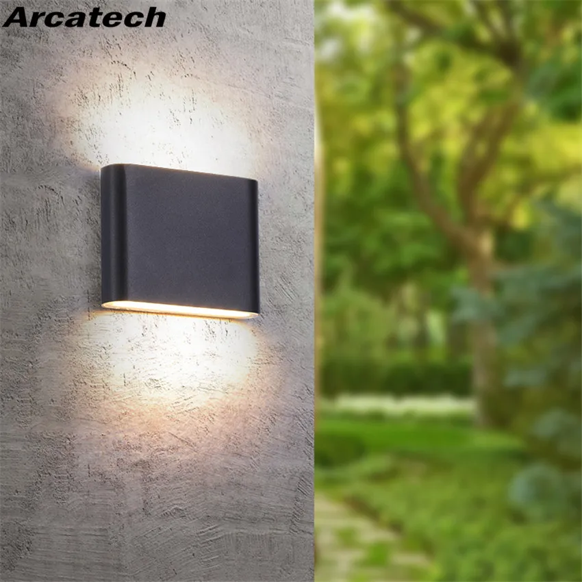 

Outdoor Waterproof IP65 Wall Lamp 6W/12W LED Wall Light Modern Indoor/Outdoor Decor Up Down Dual-Head Aluminum Wall Lamp NR-10