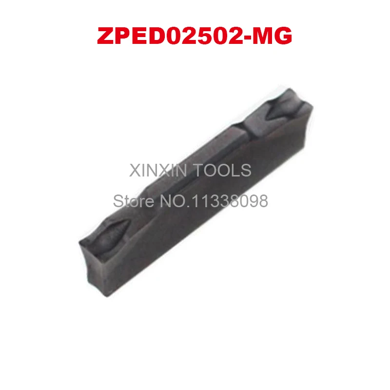 

10pcs Original ZCC CT ZPED02502-MG YBG202 YBG302 ZPED 02502 Lathe Cutter CNC Carbide Inserts Lathe Tools toczenie Turning Tool