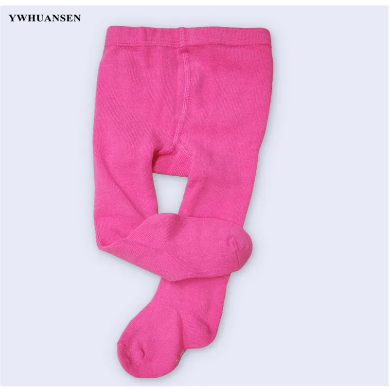 YWHUANSEN 0 to 24M Spring Autumn Girls Tights Solid Color Collant For Infants Multi Color Tights for Boys Newborn Baby Pantyhose