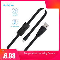 Broadlink HTS2 Usb-Poort Tempetature Vochtigheid Sensor Detector Met RM4 Pro Slimme Afstandsbediening