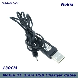 Cable de carga USB de 2mm de diámetro exterior para Nokia 7360, N71, 6288, E72, alta velocidad