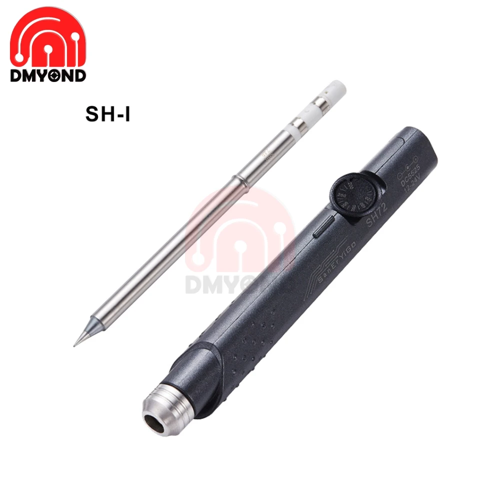 SH72 65W Electric Soldering Iron Adjustable Temperature Portable Solder Welding Station 220-400℃ SH-B2 SH-I SH-K Tip  DC 12V 24V