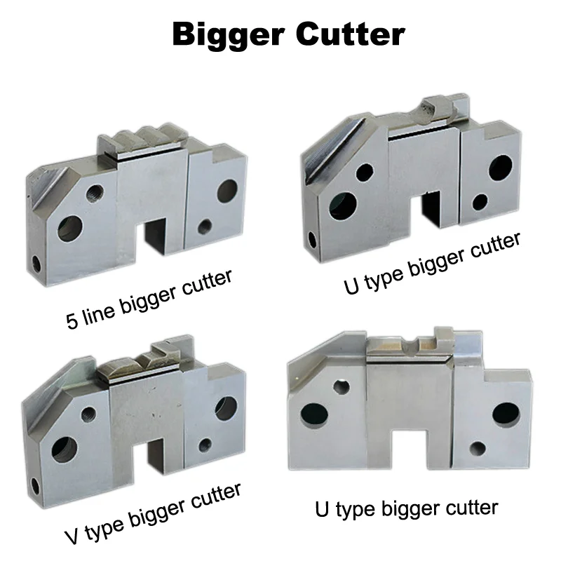 OTP Applicator Mold Cutter Blade Die Holder Base Cutter Seat Spacer Die U-type V-type 5 Lines for Terminal Crimping Spare Parts